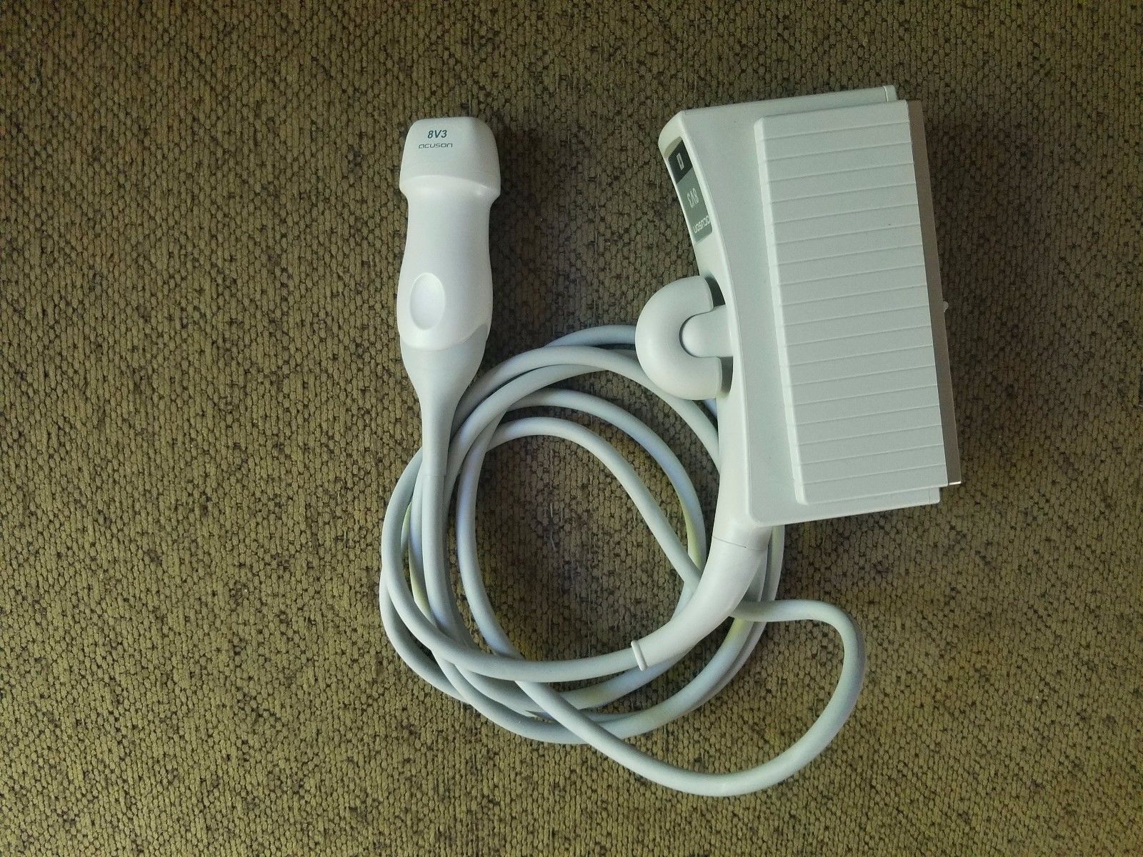 Acuson Ultrasound Transducer, model 8V3 DIAGNOSTIC ULTRASOUND MACHINES FOR SALE