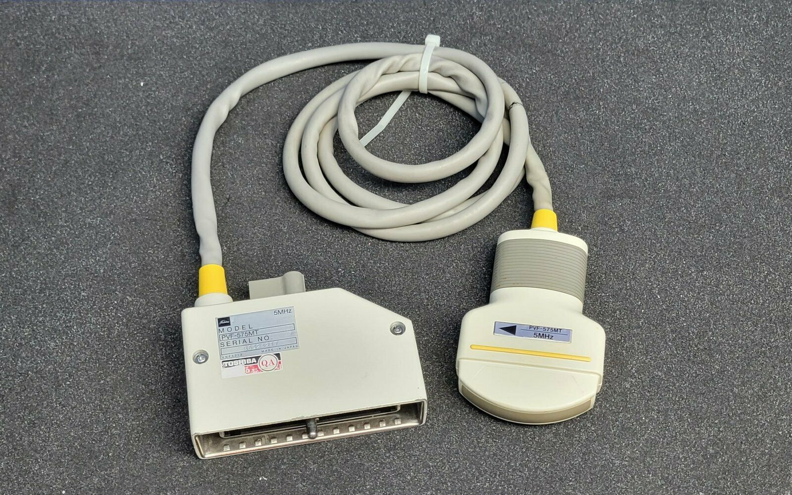 TOSHIBA PVF-575MT CONVEX ULTRASOUND PROBE 5MHz DIAGNOSTIC ULTRASOUND MACHINES FOR SALE