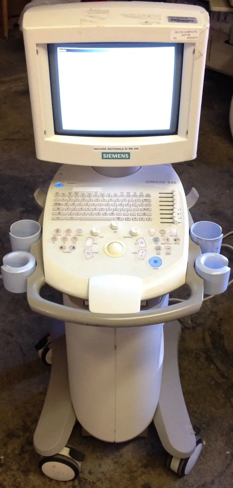 Siemens Sonoline G20 Ultrasound CRT - Box Only DIAGNOSTIC ULTRASOUND MACHINES FOR SALE