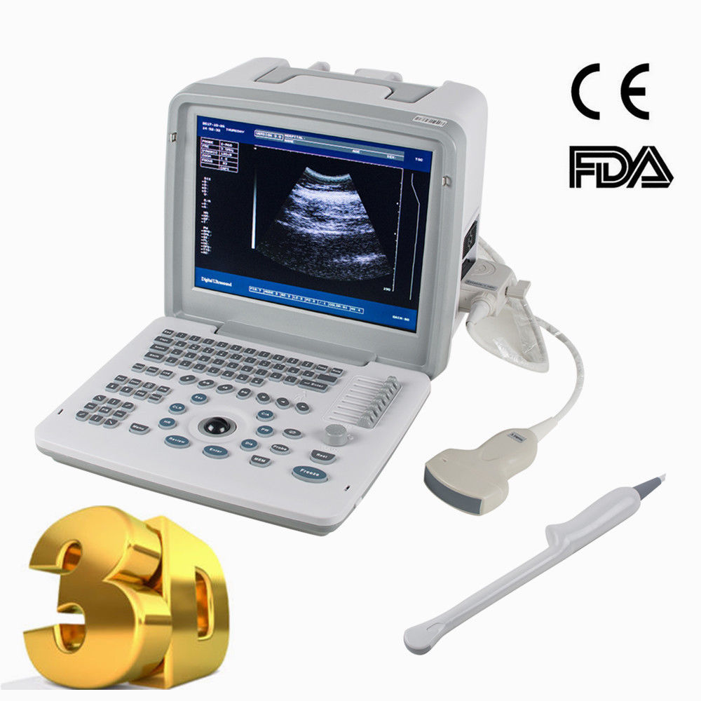 Digital 3D Image Ultrasound Scanner Machine Convex + Transvaginal Probes Clinic 190891568267 DIAGNOSTIC ULTRASOUND MACHINES FOR SALE