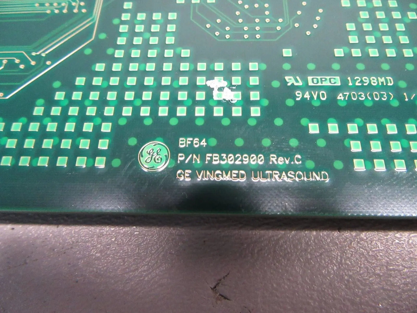 GE Vivid 3 Vingmed FB302900 Rev.C Ultrasound Circuit Board DIAGNOSTIC ULTRASOUND MACHINES FOR SALE