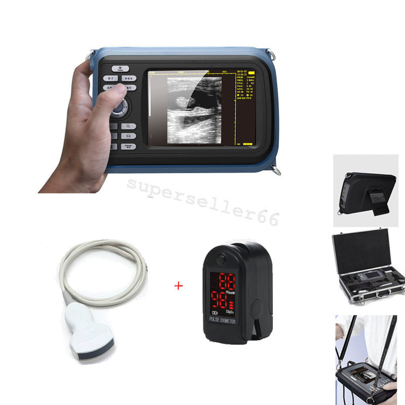 Hot 5.5'' Digital HandScan Ultrasound Scanner with Convex Probe + Gift Oximeter DIAGNOSTIC ULTRASOUND MACHINES FOR SALE