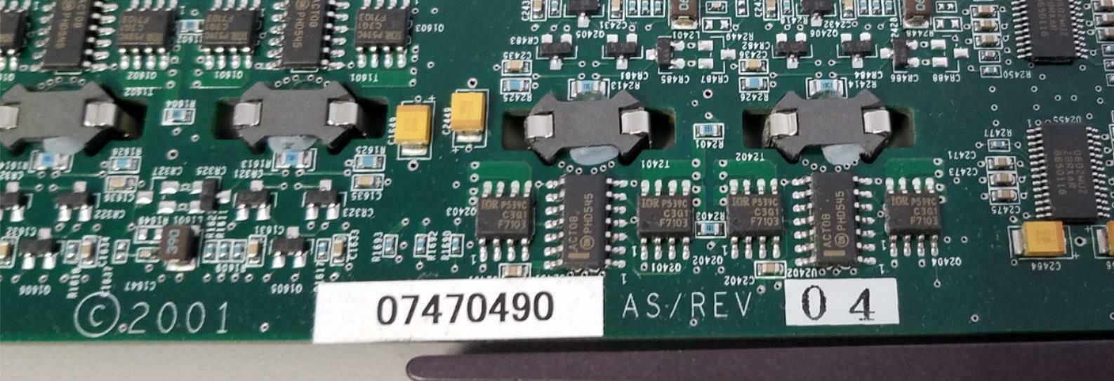 Siemens Acuson Antares P.E Ultrasound TRB/F Board 07470490 Rev 04 DIAGNOSTIC ULTRASOUND MACHINES FOR SALE