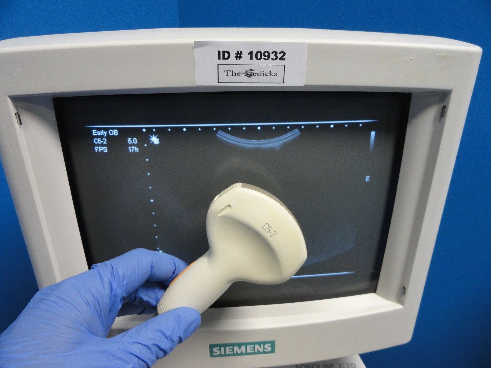 2004 Siemens C5-2 CONVEX ARRAY Ultrasound Probe for Sonoline G20 (11477) DIAGNOSTIC ULTRASOUND MACHINES FOR SALE