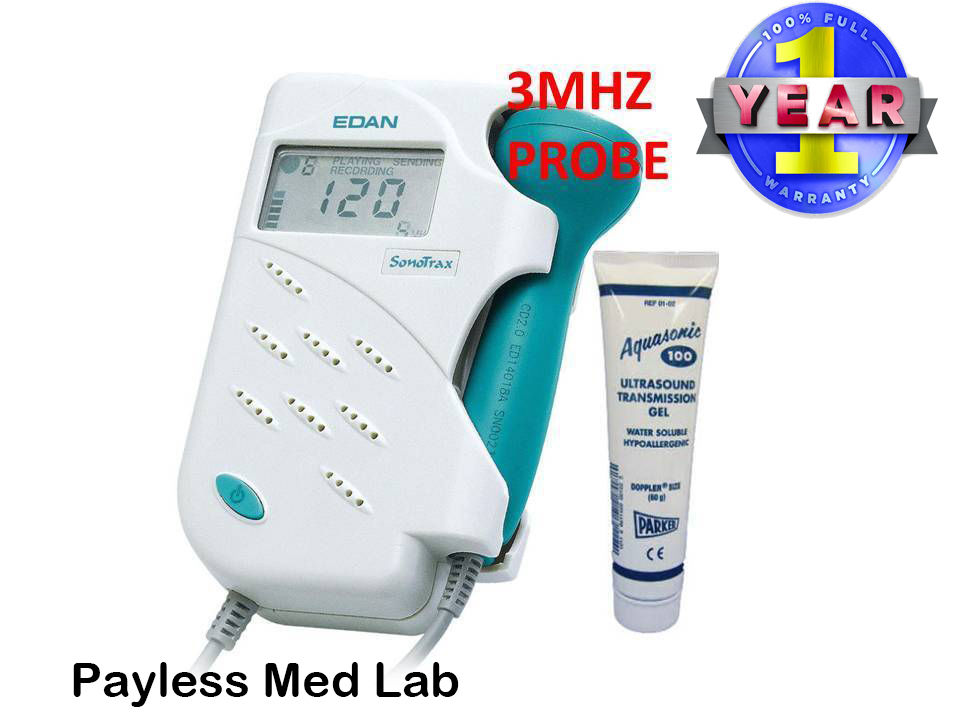 Edan SonoTrax Pocket Prenatal Heart Monitor with LCD-Basic A model w 3 MHZ Probe 6944413800144 DIAGNOSTIC ULTRASOUND MACHINES FOR SALE
