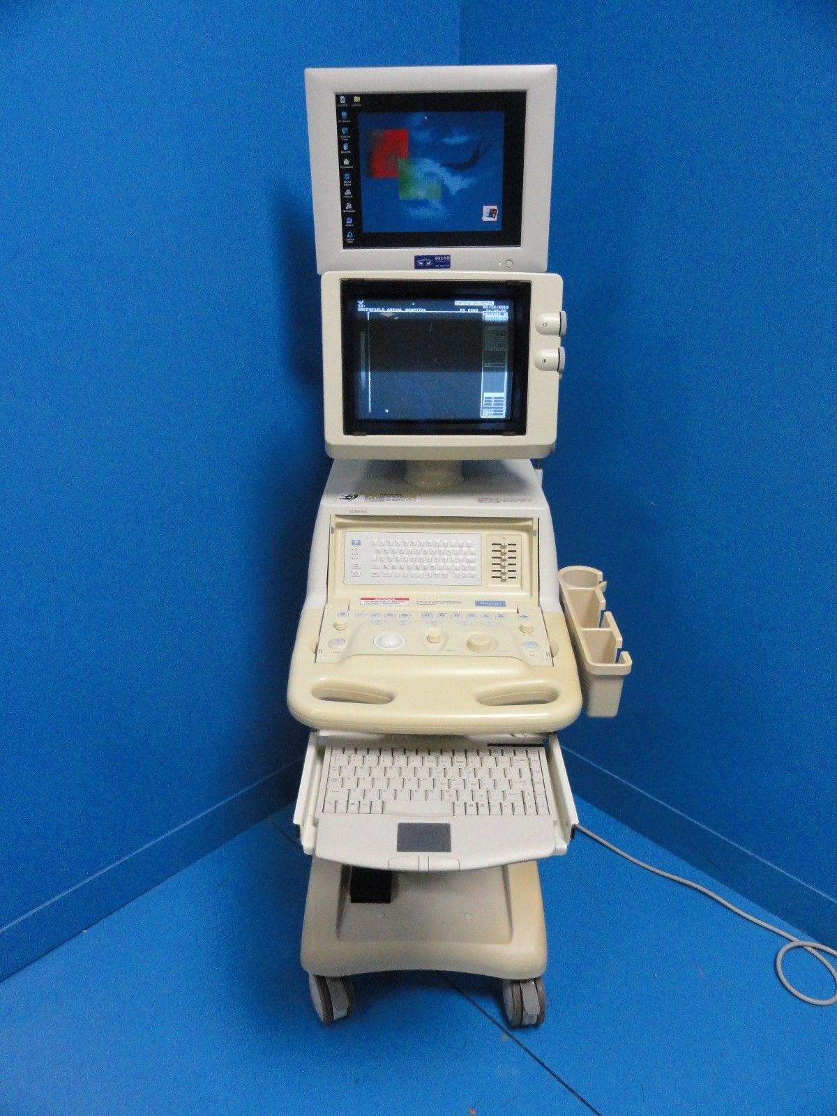 Toshiba Just Vision 400 SSA-325A Diagnosic Vet Ultrasound W/ Computer & Monitor DIAGNOSTIC ULTRASOUND MACHINES FOR SALE