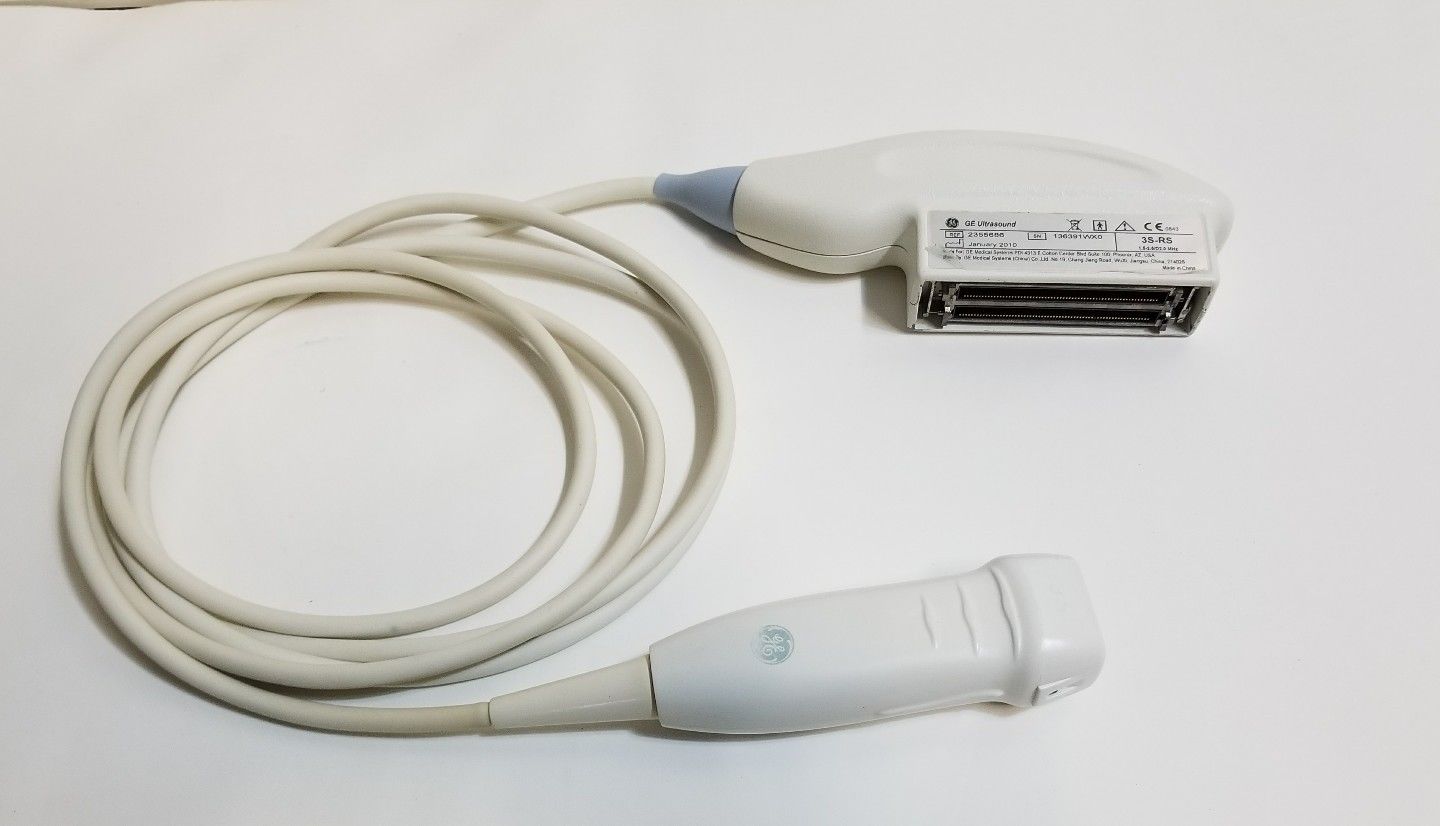 GE 3S-RS Ultrasound Transducer / Probe (Ref: 2355686) - Checked DIAGNOSTIC ULTRASOUND MACHINES FOR SALE