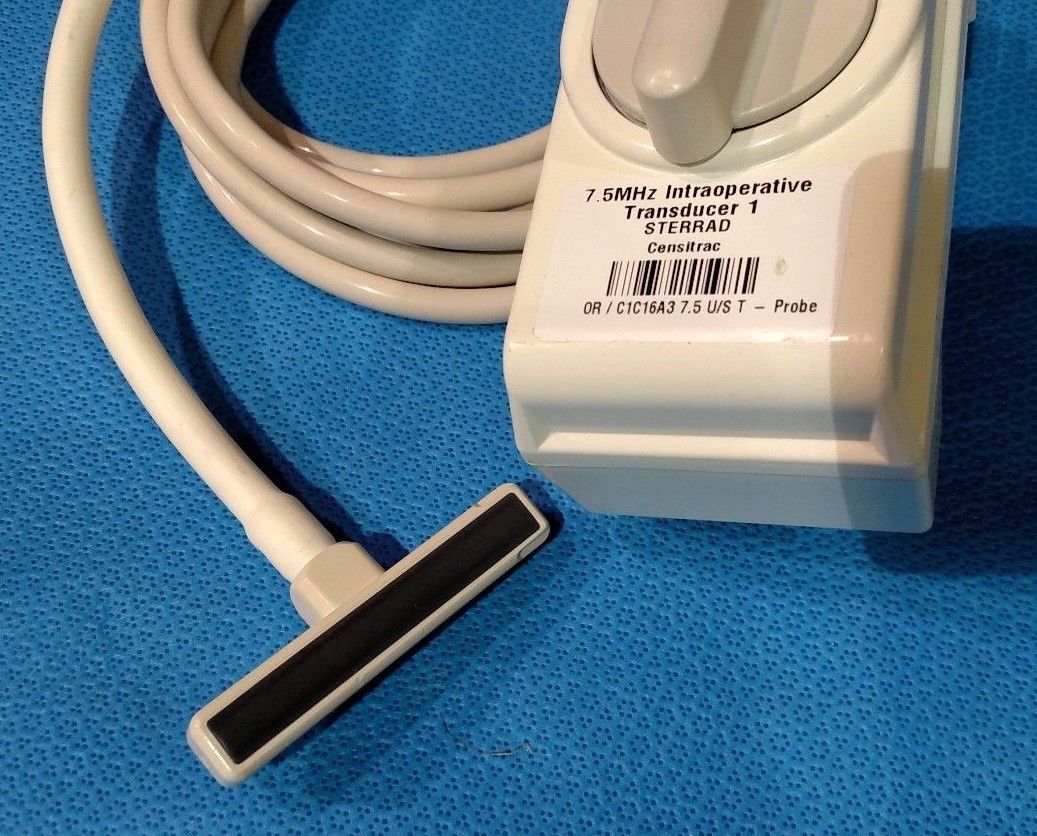 ALOKA 7.5mHz Intraoperative Ultrasound Transducer Probe UST-579T-7.5 DIAGNOSTIC ULTRASOUND MACHINES FOR SALE