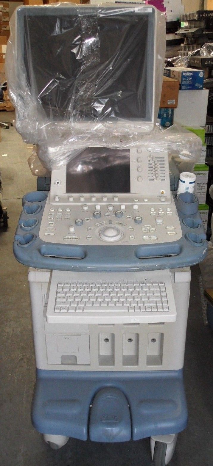 TOSHIBA APLIO XG MODLE SSA-790A ULTRASOUND MACHINE DOM 2008 DIAGNOSTIC ULTRASOUND MACHINES FOR SALE