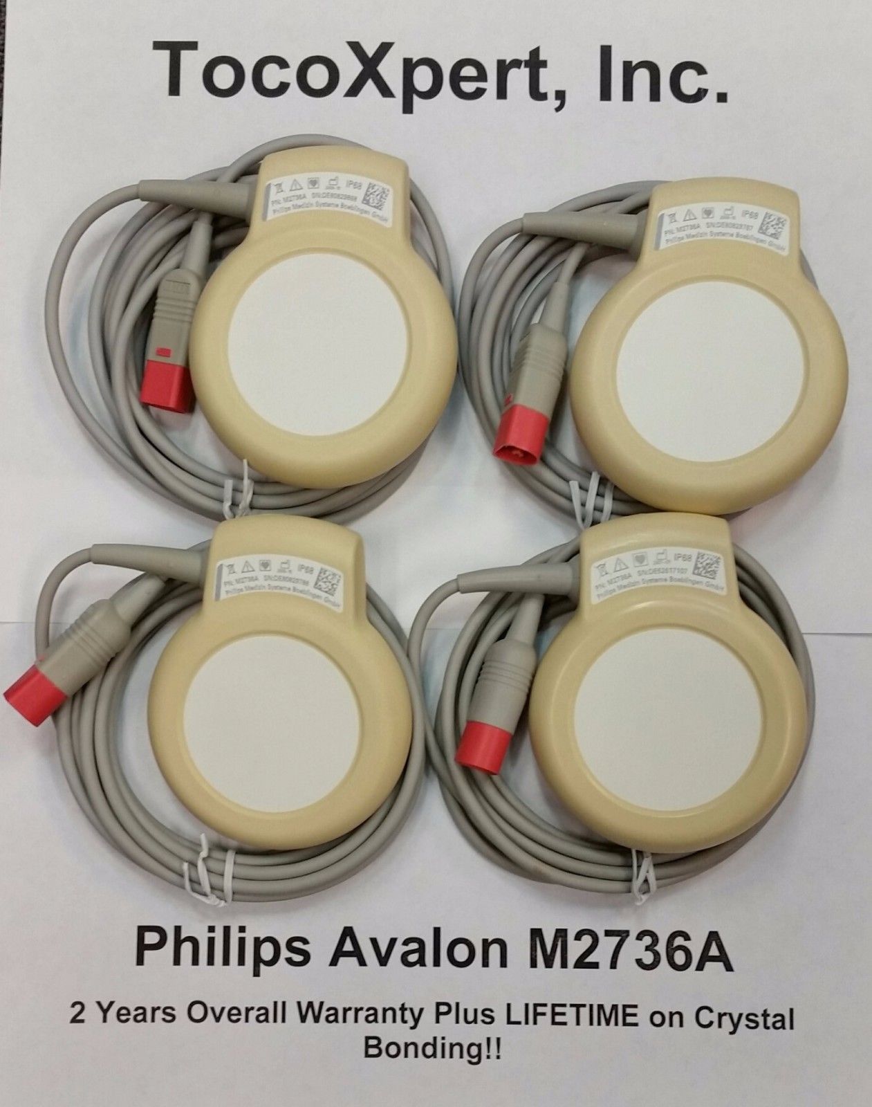 Philips M2736A Avalon Ultrasound Fetal Transducer Probe