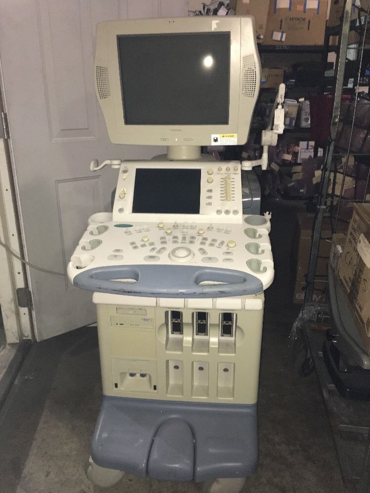 Toshiba SSA-770A Aplio 80 Diagnostic Ultrasound W/O Probes **UNTESTED** "AS-IS" DIAGNOSTIC ULTRASOUND MACHINES FOR SALE