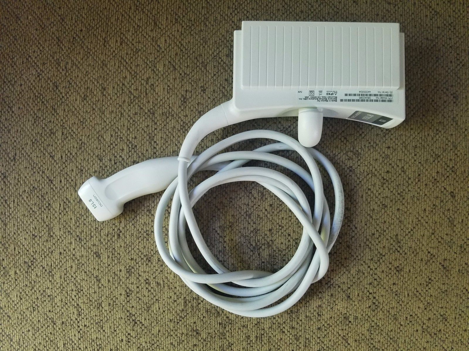 Acuson Ultrasound Transducer, model 15L8 DIAGNOSTIC ULTRASOUND MACHINES FOR SALE