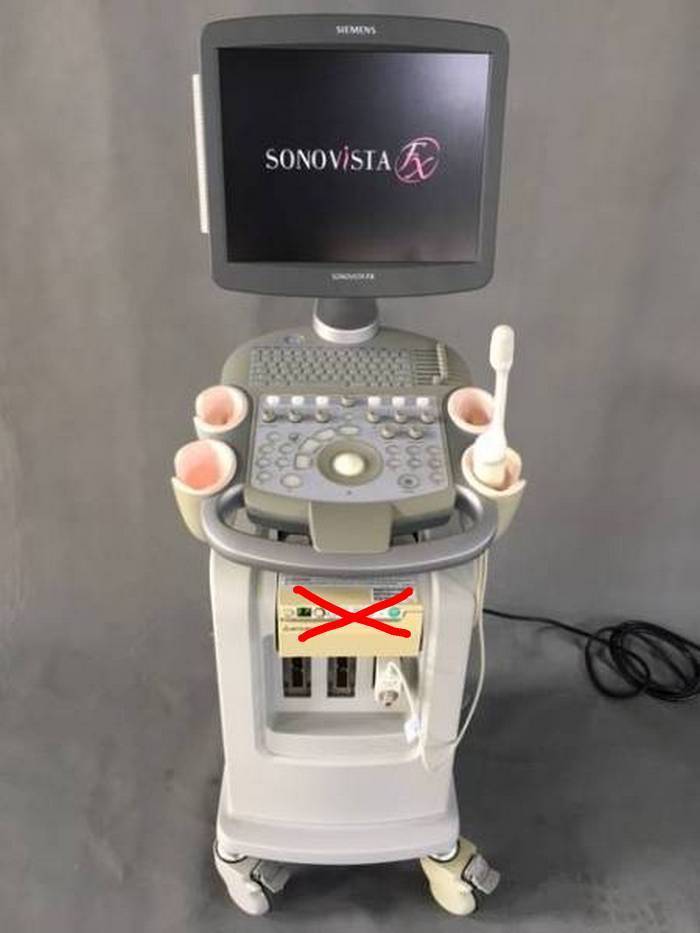 SIEMENS SONOVISTA FX OB / GYN Ultrasound System w/ Transvaginal probe DIAGNOSTIC ULTRASOUND MACHINES FOR SALE