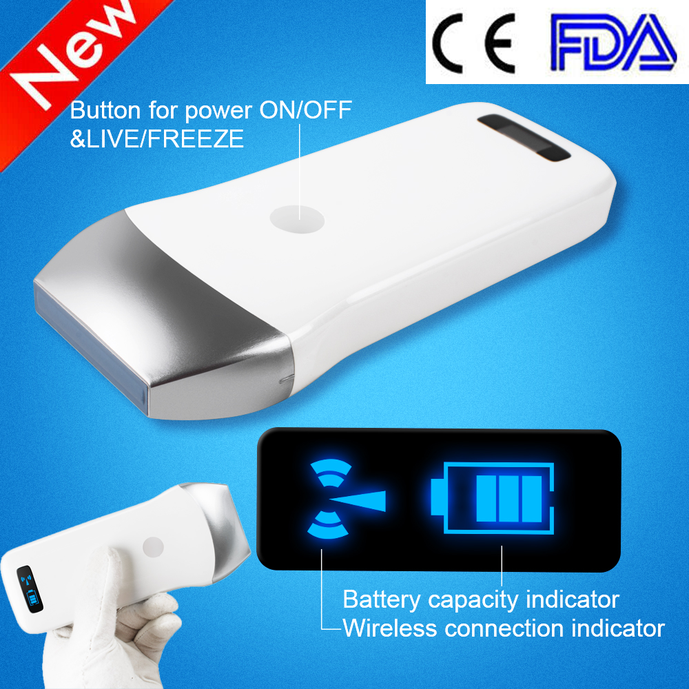 Portable 7.5Mhz Wireless WIFI Ultrasound Scanner System Linear Array Probe USA DIAGNOSTIC ULTRASOUND MACHINES FOR SALE