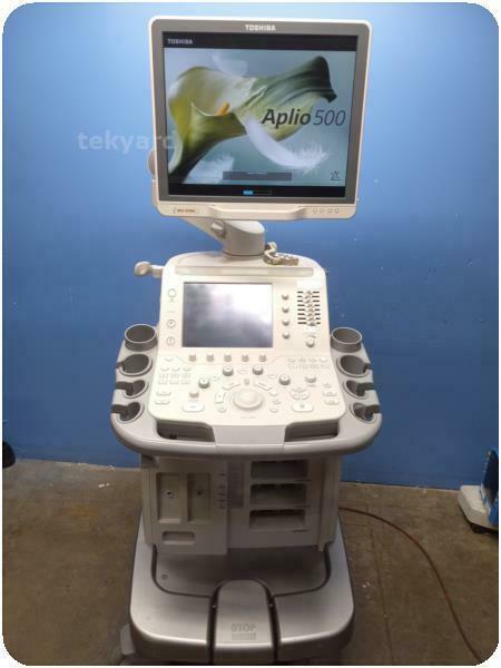 TOSHIBA APLIO 500 ULTRASOUND SYSTEM % (271951) DIAGNOSTIC ULTRASOUND MACHINES FOR SALE