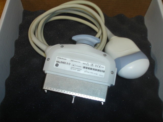 GE RAB2-5-D 3D/4D Convex Probe Transducer   #11015 DIAGNOSTIC ULTRASOUND MACHINES FOR SALE