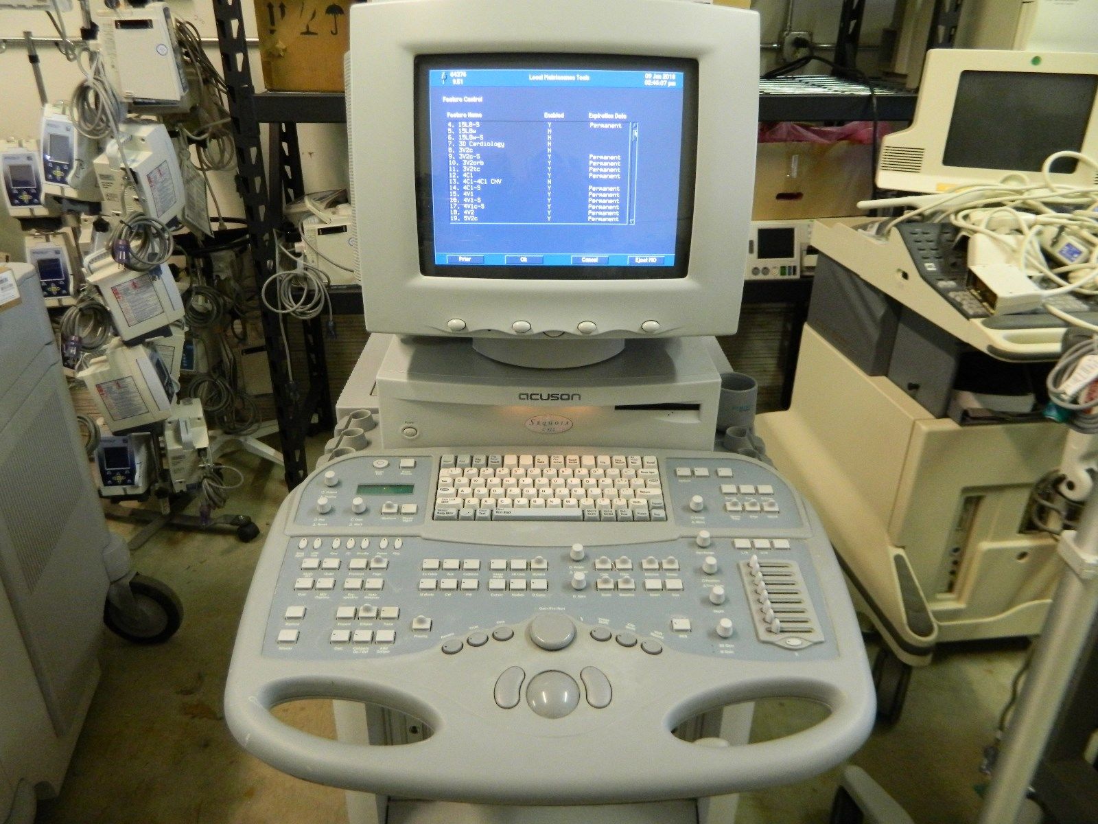 Siemens Acuson Sequoia C512 Cardiac Ultrasound **Tested DIAGNOSTIC ULTRASOUND MACHINES FOR SALE