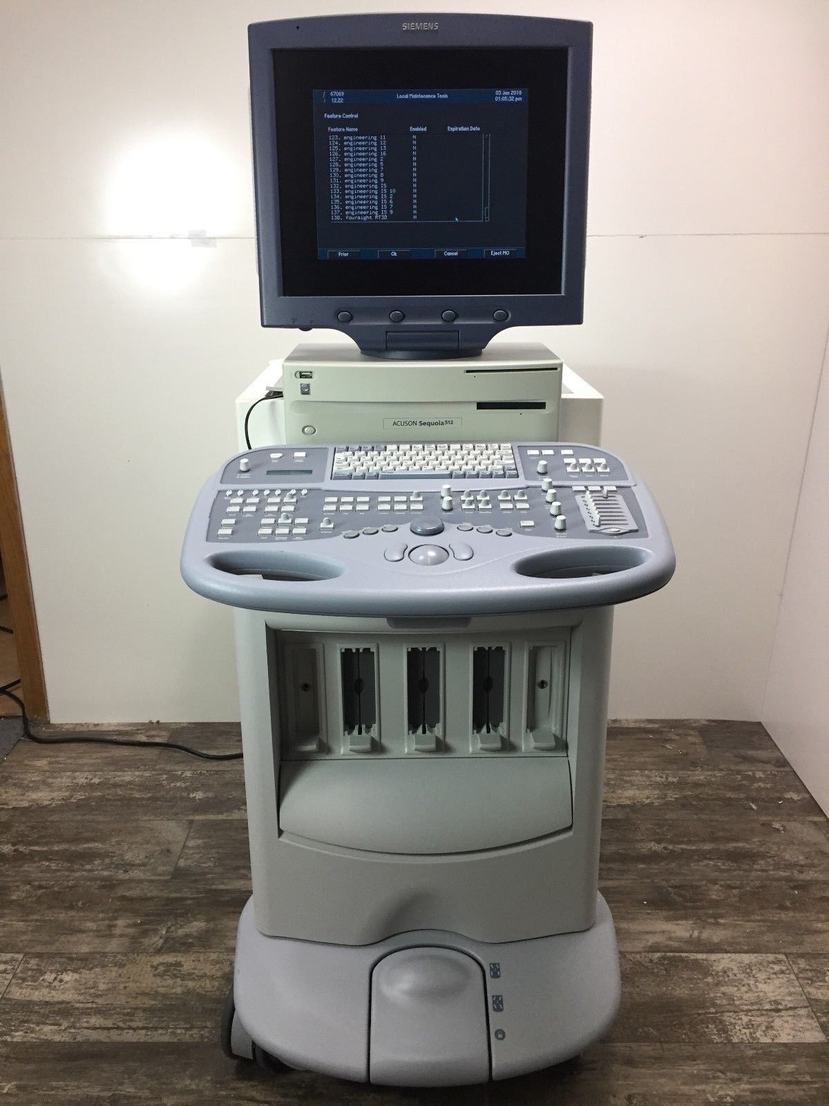 SIEMENS ACUSON SEQUOIA 512 ULTRASOUND SYSTEM DIAGNOSTIC ULTRASOUND MACHINES FOR SALE