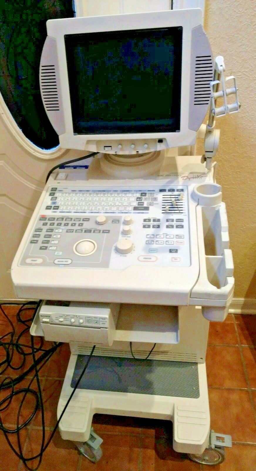 Aloka ProSound SSD-1700 MNdynaview USI -140 ultrasound with manual DIAGNOSTIC ULTRASOUND MACHINES FOR SALE