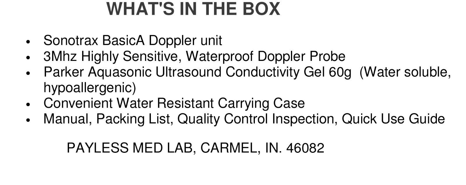 Edan Sonotrax 'Basic A' Model FETAL Doppler w 3MHZ WATERPROOF probe, 1 free gel 6944413800144 DIAGNOSTIC ULTRASOUND MACHINES FOR SALE