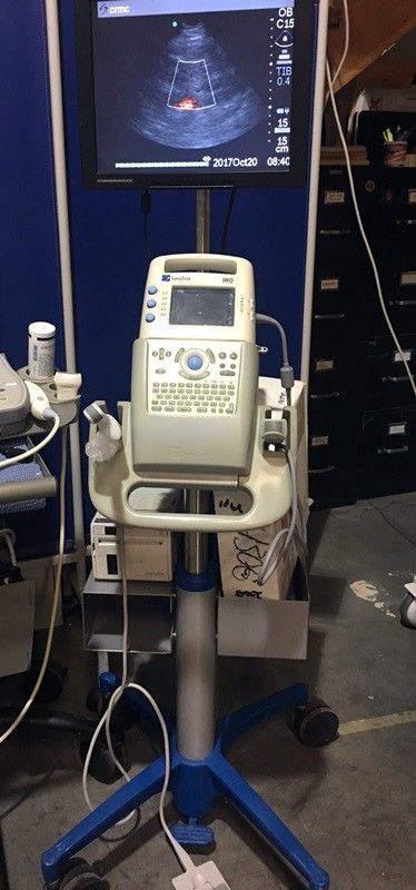 Sonosite 180 Plus ultrasound with docking unit aux. monitor and 2 Probes DIAGNOSTIC ULTRASOUND MACHINES FOR SALE