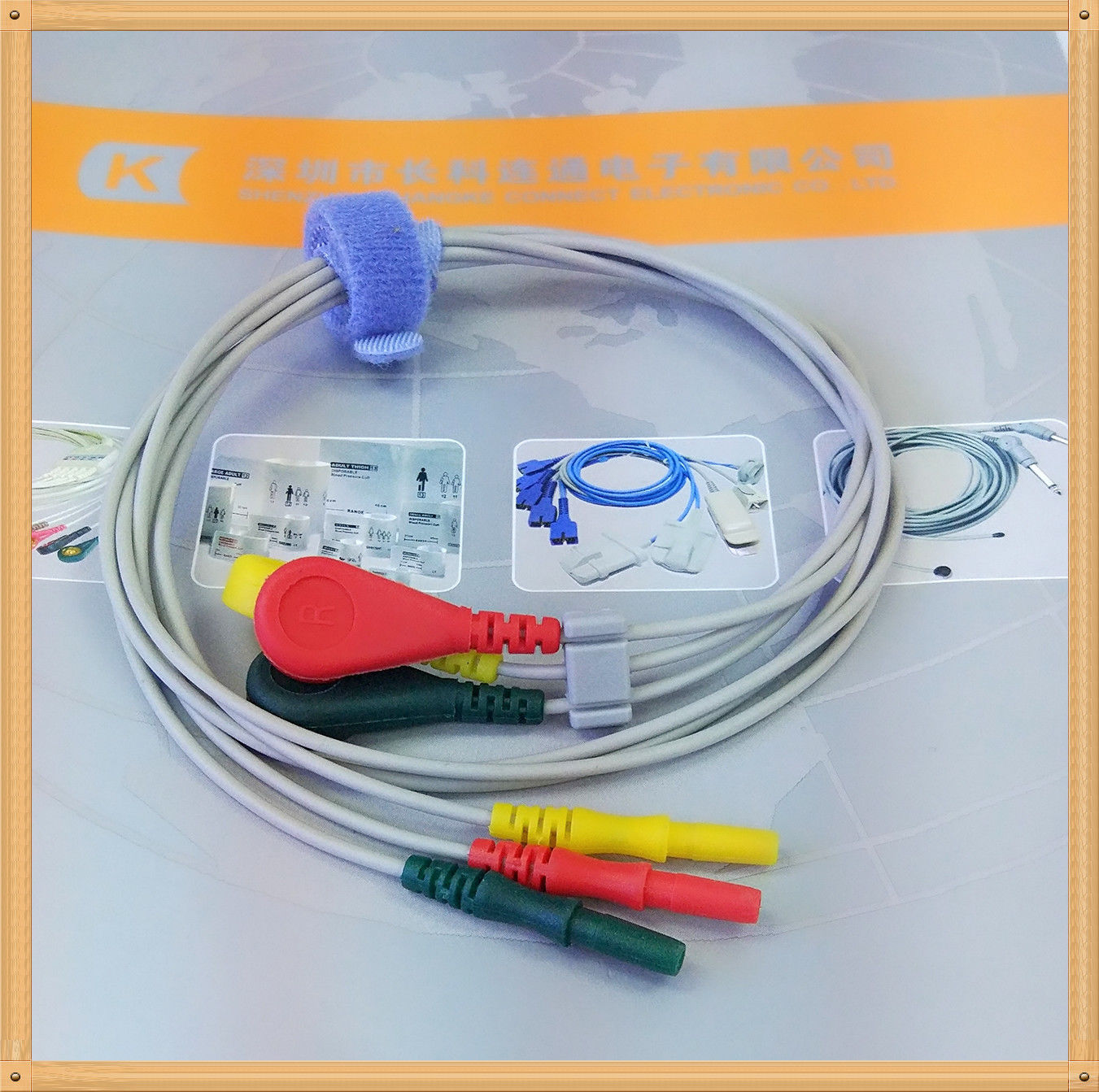 Din Style Safety ECG Leadwires,0.6m 3 Leads,Snap IEC DIAGNOSTIC ULTRASOUND MACHINES FOR SALE