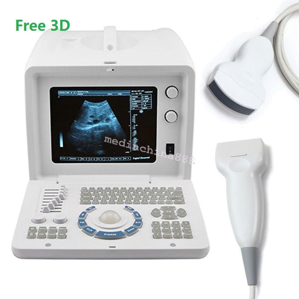 Man-Pack CCU ICU Ultrasound Scanner Convex + Linear 2 Probes Free 3D Best 190891255112 DIAGNOSTIC ULTRASOUND MACHINES FOR SALE