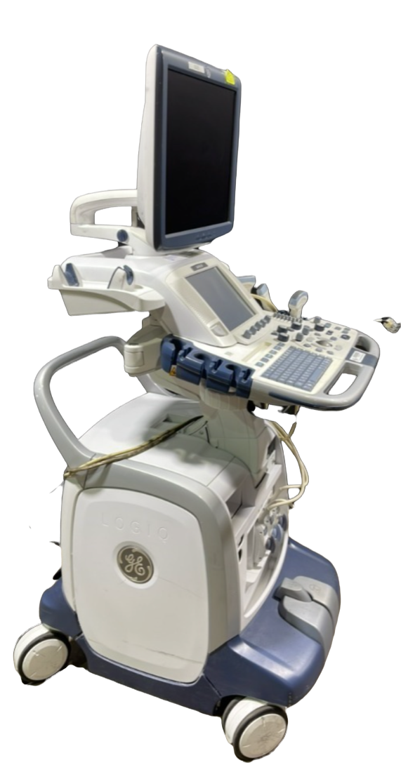 GE LOGIQ E9 ULTRASOUND MACHINE WITH 4 PROBES (S1-5, 9L-D, ML6-15,C1-5) 2009 DIAGNOSTIC ULTRASOUND MACHINES FOR SALE