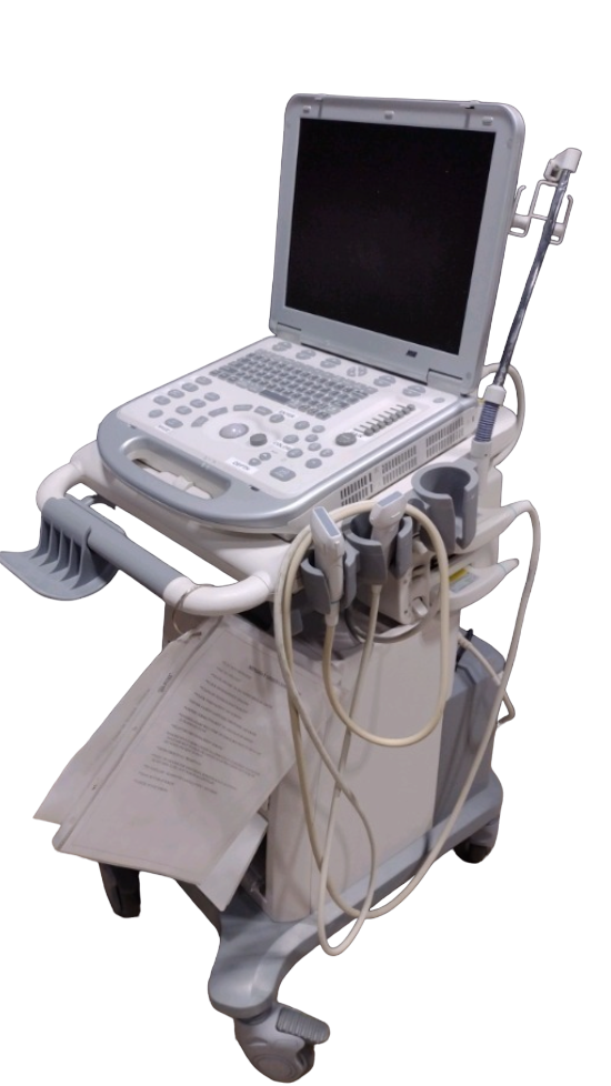 MINDRAY M7 PORTABLE ULTRASOUND MACHINE & ONE PROBE L14-6S  AND CART DIAGNOSTIC ULTRASOUND MACHINES FOR SALE